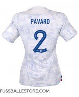 Günstige Frankreich Benjamin Pavard #2 Auswärtstrikot Damen WM 2022 Kurzarm